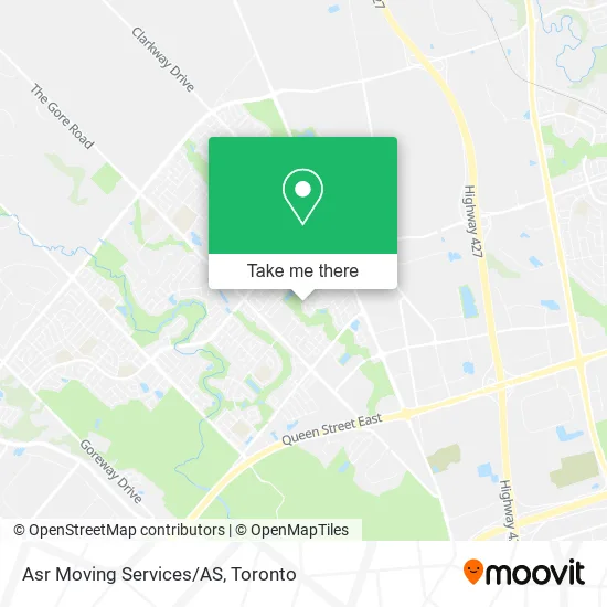 Asr Moving Services/AS map