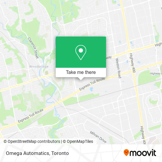 Omega Automatics map