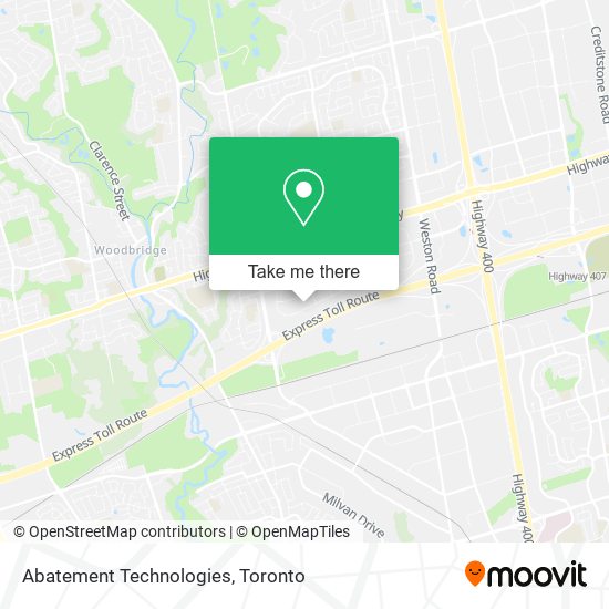 Abatement Technologies map