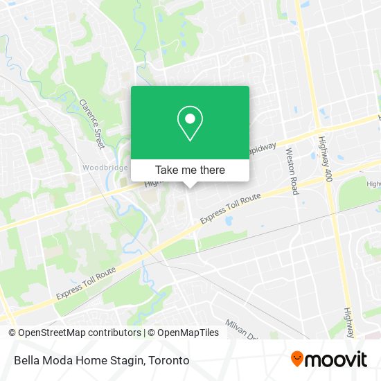 Bella Moda Home Stagin map