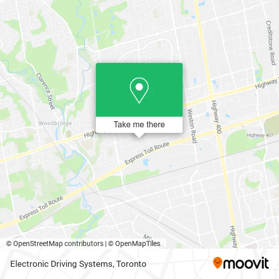 Electronic Driving Systems map