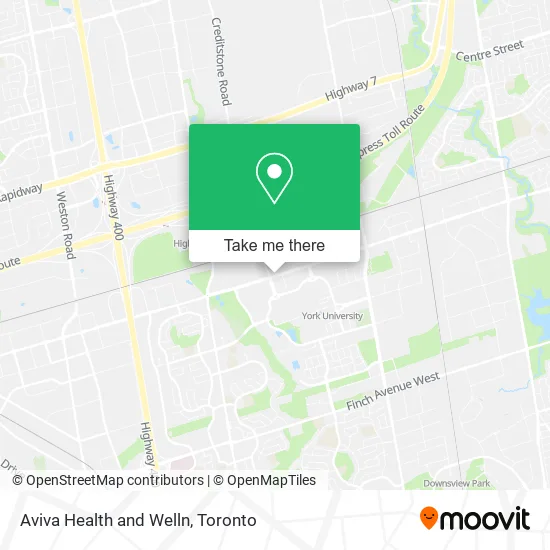 Aviva Health and Welln map
