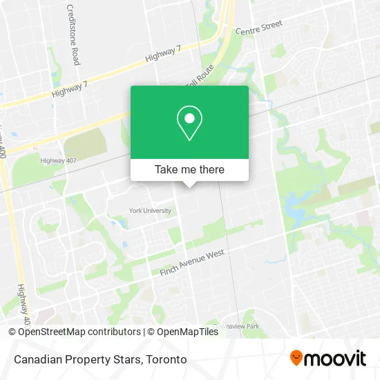 Canadian Property Stars map