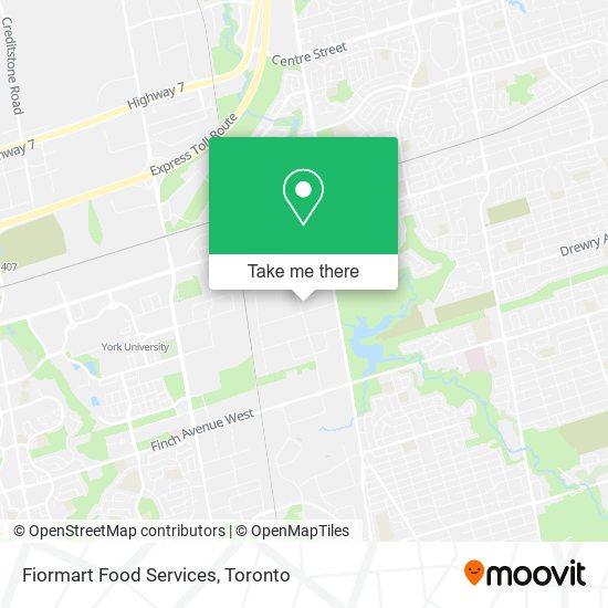 Fiormart Food Services map