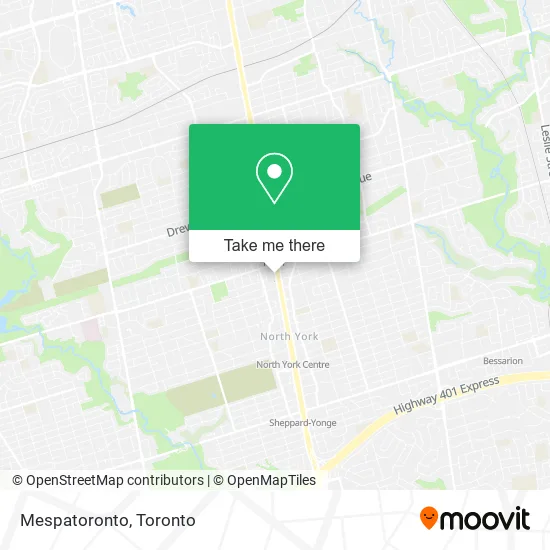 Mespatoronto map