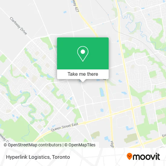 Hyperlink Logistics map