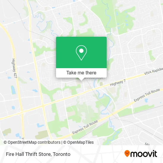 Fire Hall Thrift Store map