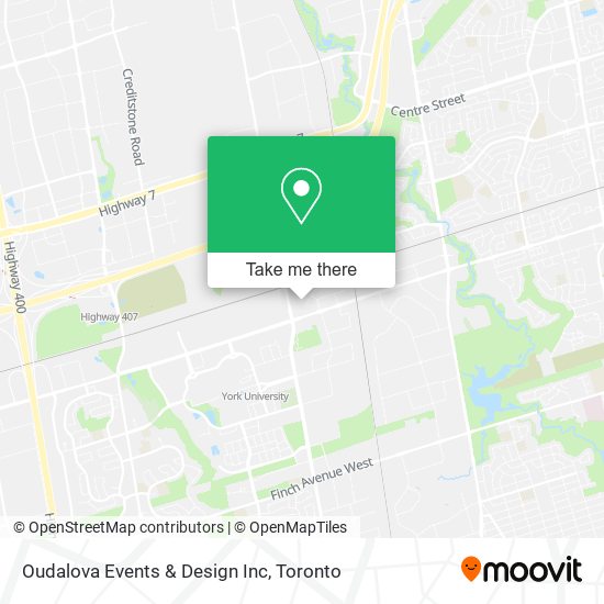 Oudalova Events & Design Inc map