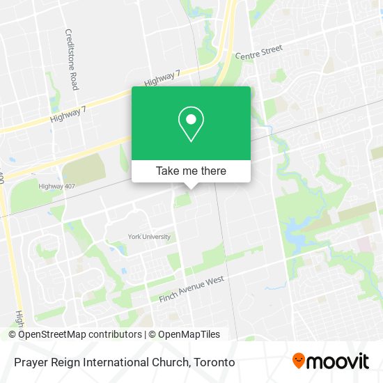 Prayer Reign International Church plan