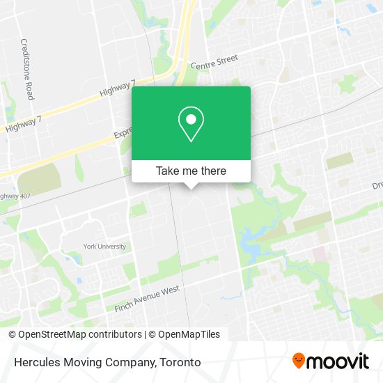 Hercules Moving Company map