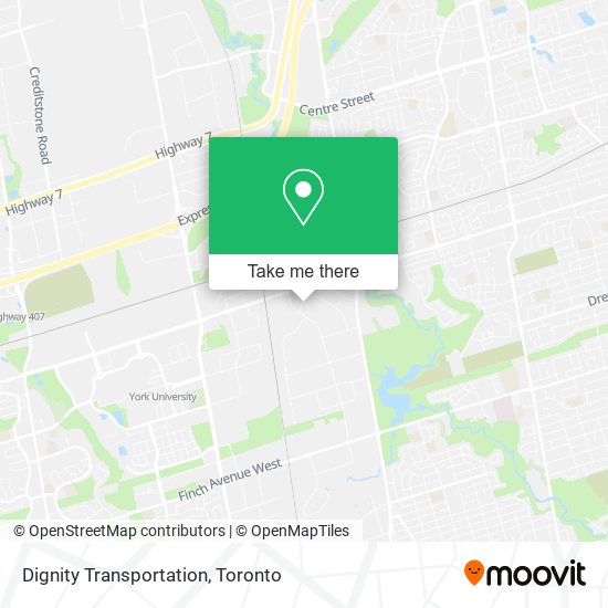 Dignity Transportation map