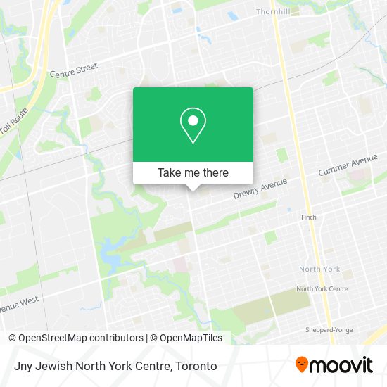 Jny Jewish North York Centre plan