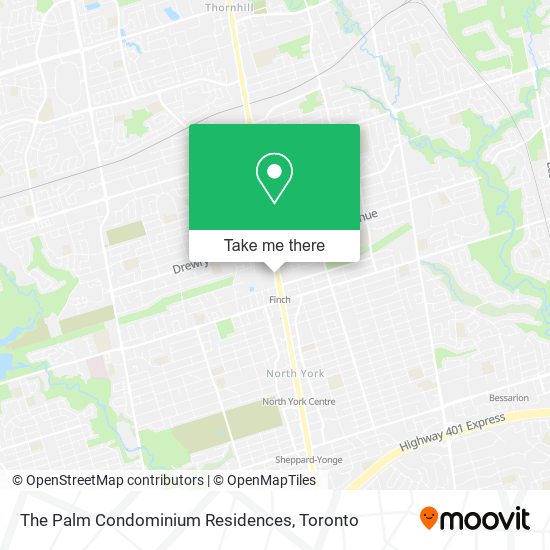 The Palm Condominium Residences map