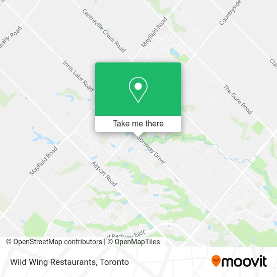 Wild Wing Restaurants map