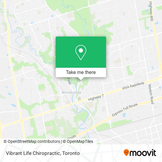 Vibrant Life Chiropractic map