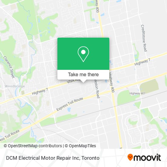 DCM Electrical Motor Repair Inc map