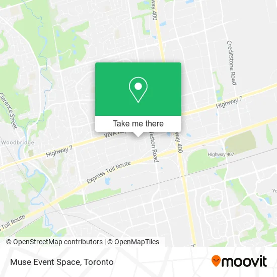 Muse Event Space map