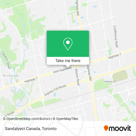 Sandalyeci Canada map