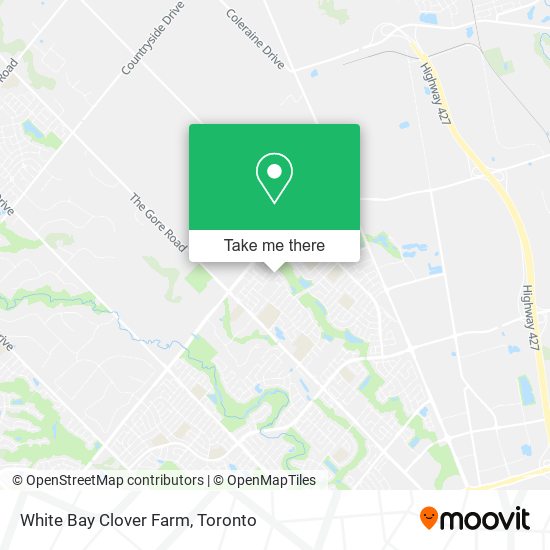 White Bay Clover Farm map