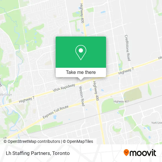 Lh Staffing Partners map