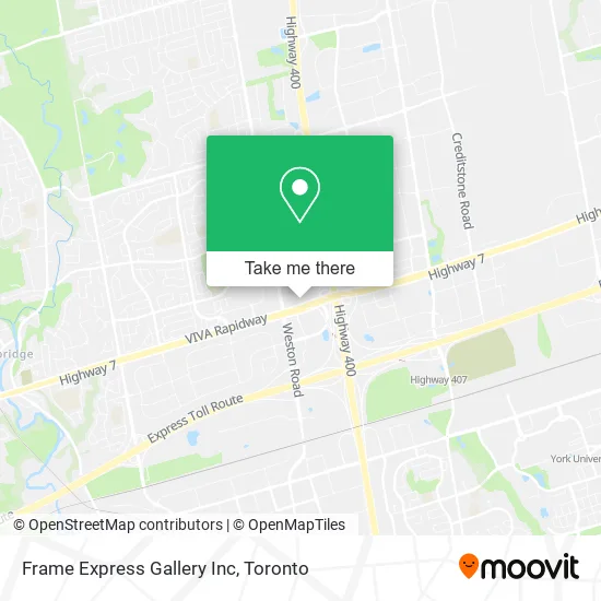 Frame Express Gallery Inc map