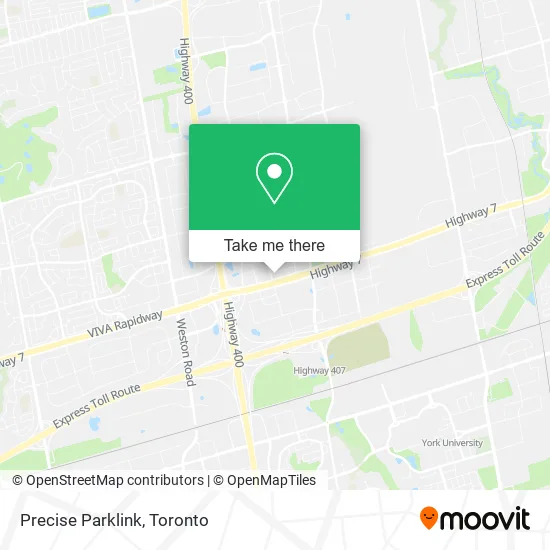 Precise Parklink map