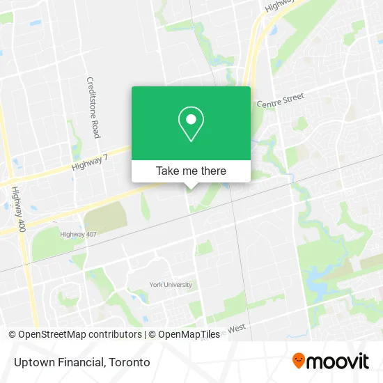 Uptown Financial map