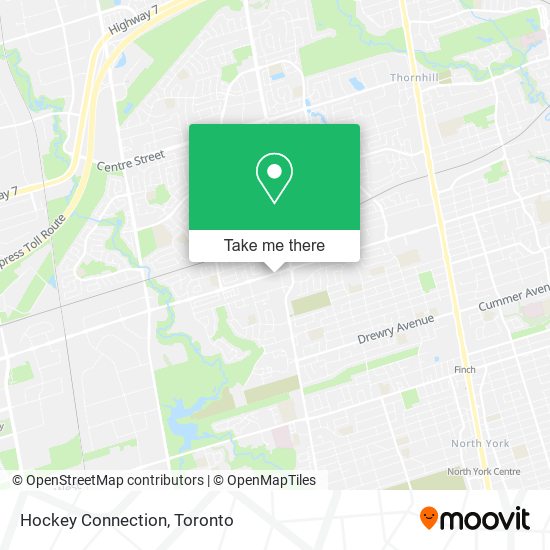 Hockey Connection map