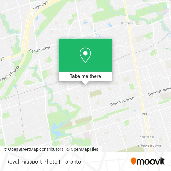 Royal Passport Photo I map
