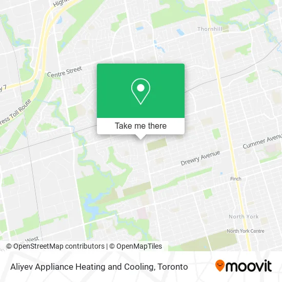 Aliyev Appliance Heating and Cooling map