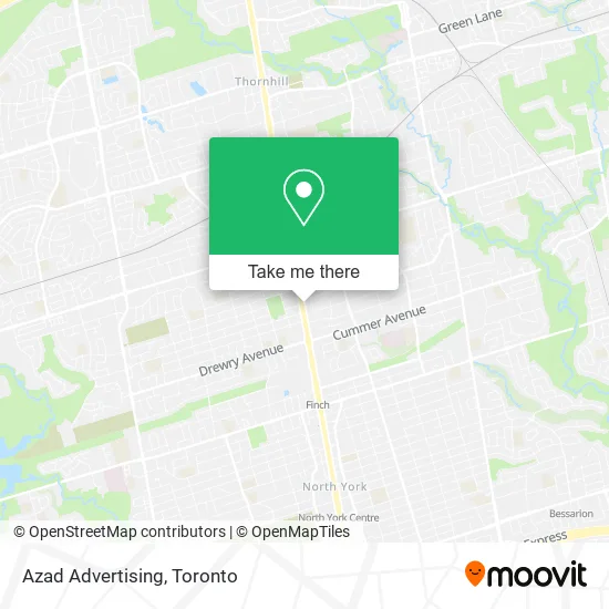 Azad Advertising map
