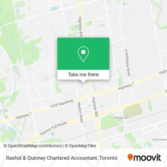 Rashid & Quinney Chartered Accountant map