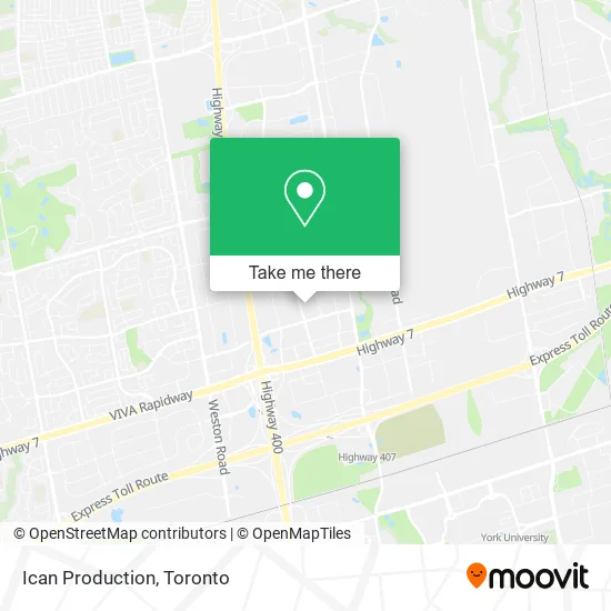Ican Production map