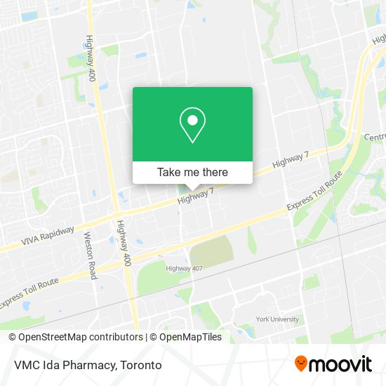 VMC Ida Pharmacy map