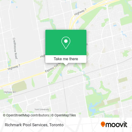 Richmark Pool Services map