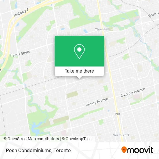 Posh Condominiums map