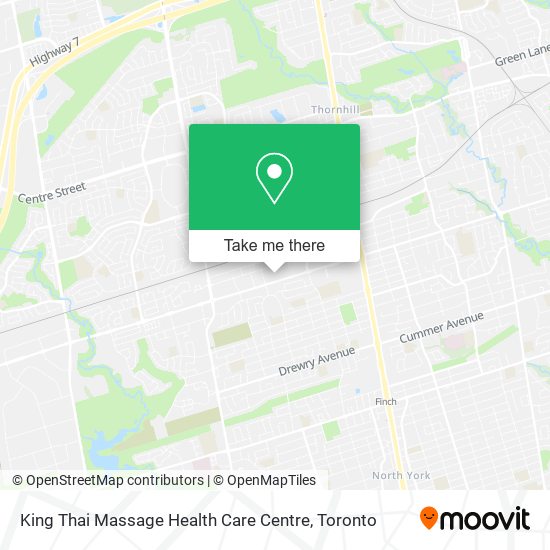 King Thai Massage Health Care Centre map