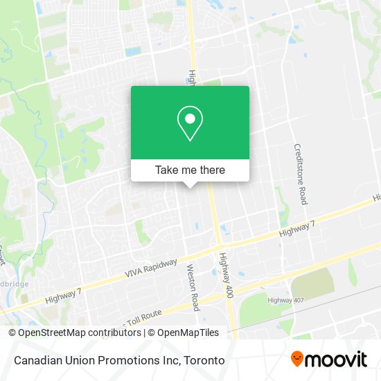 Canadian Union Promotions Inc map