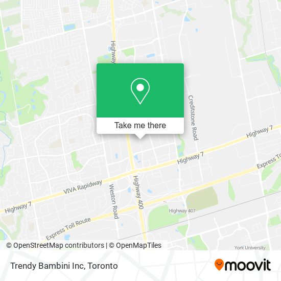 Trendy Bambini Inc plan