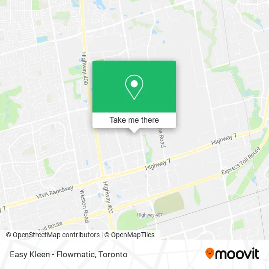 Easy Kleen - Flowmatic map
