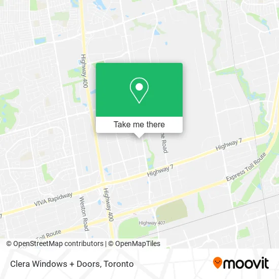 Clera Windows + Doors map