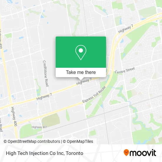 High Tech Injection Co Inc map