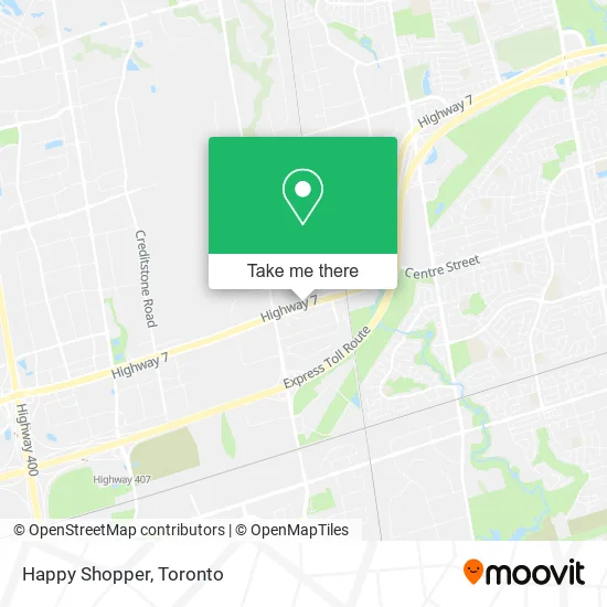 Happy Shopper map