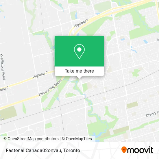 Fastenal Canada02onvau map