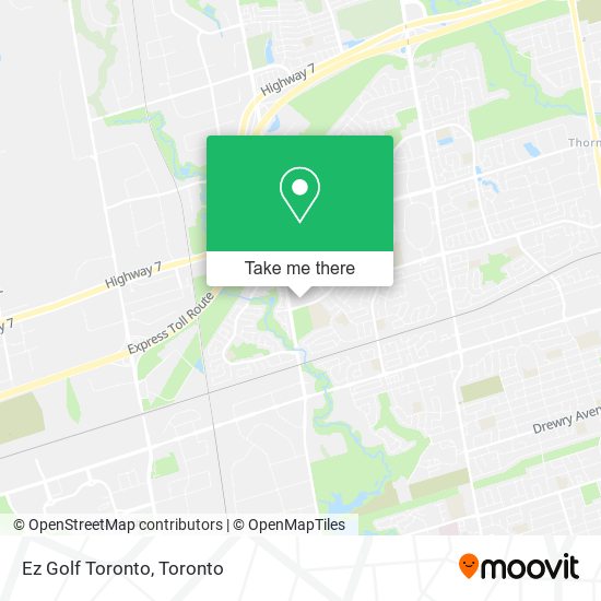 Ez Golf Toronto plan