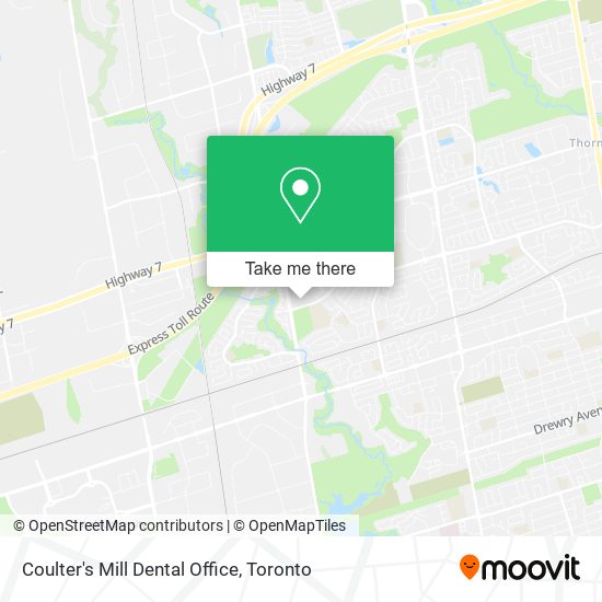 Coulter's Mill Dental Office plan