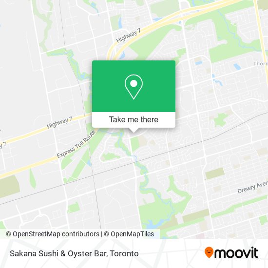 Sakana Sushi & Oyster Bar map