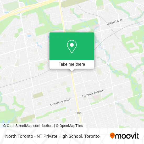 North Toronto - NT Private High School map