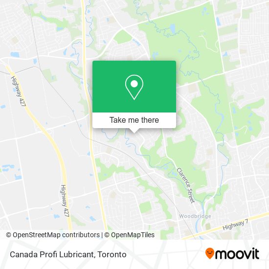 Canada Profi Lubricant map