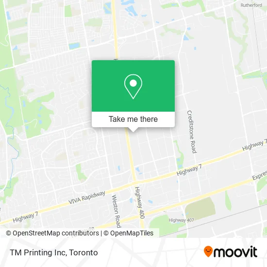 TM Printing Inc map
